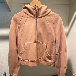 Lululemon Cropped Scuba Half Zip
